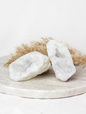 Friendship bergkristal geode set